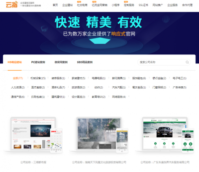 看完这里,你也会喜欢在线自助建站系统