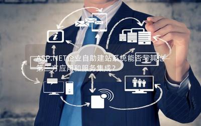 ASP.NET企业自助建站系统能否与其他第三方应用和服务集成?